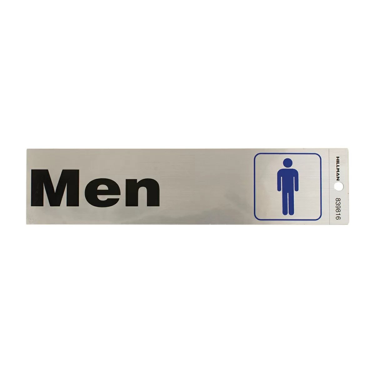 Mens Room Sign - 2" x 8"