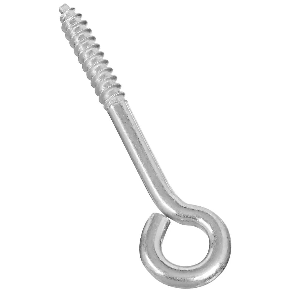 Zinc Lag Eye Screw - 1/4" x 3 3/4"