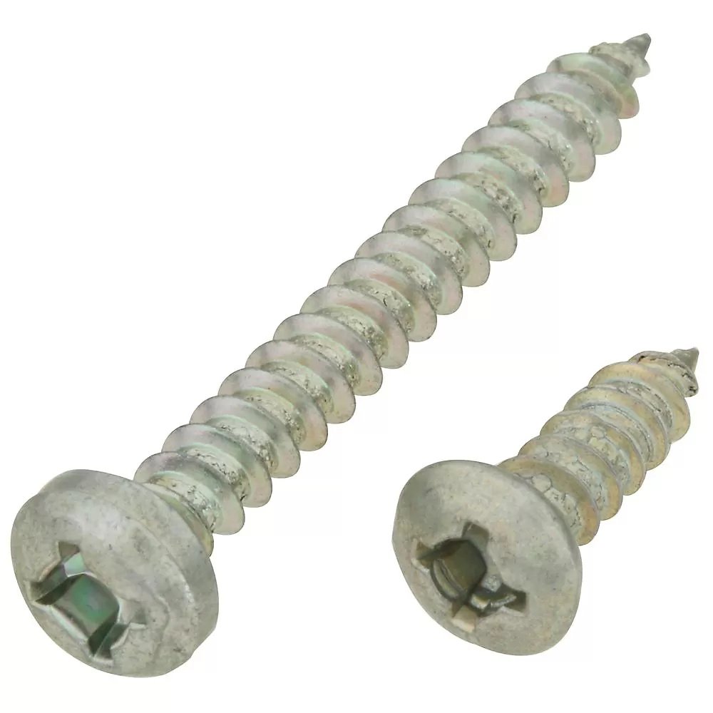 Zinc Screws For Brackets - 1 1/4" & 1/2"