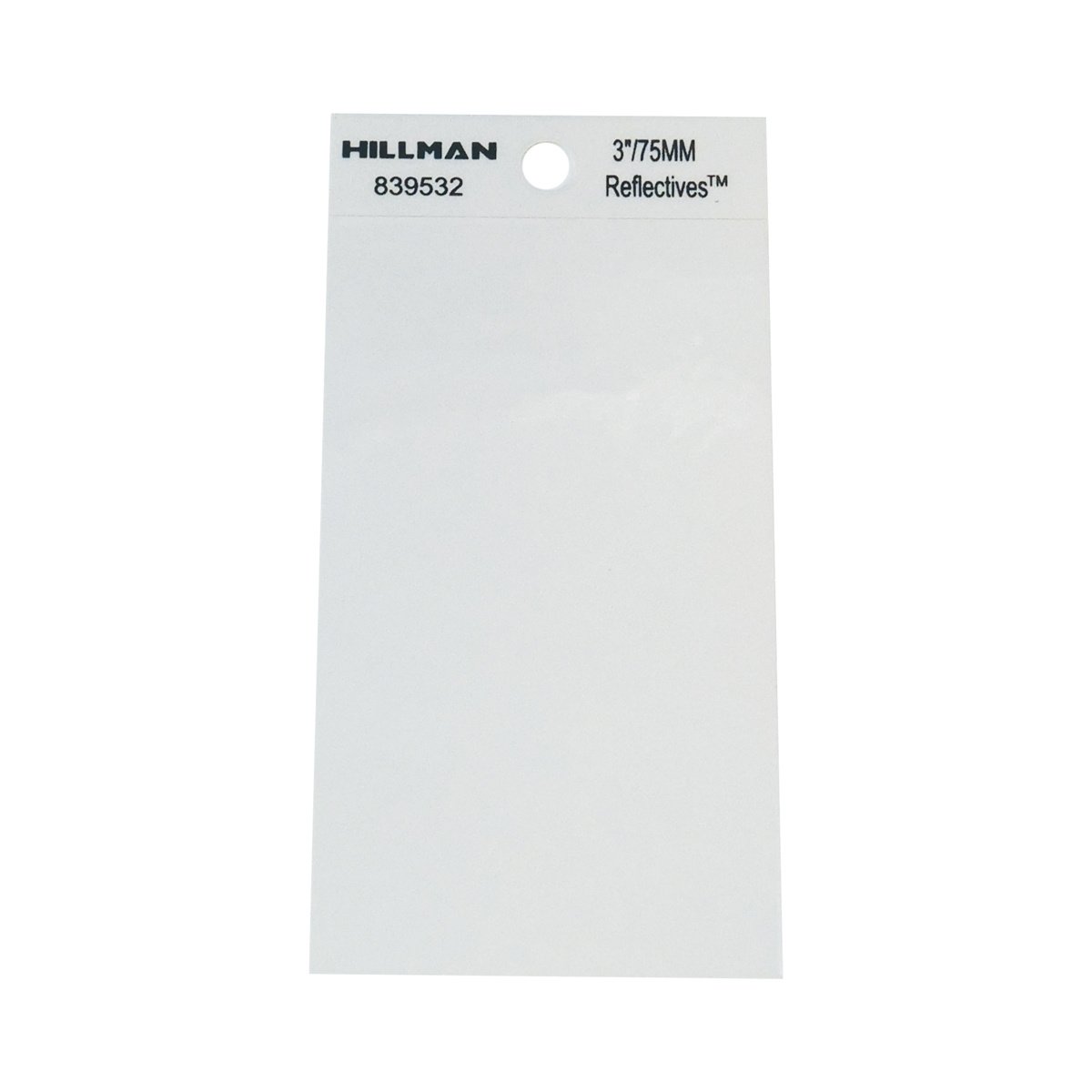 Square Cut Self Adhesive 3" Symbol - Blank