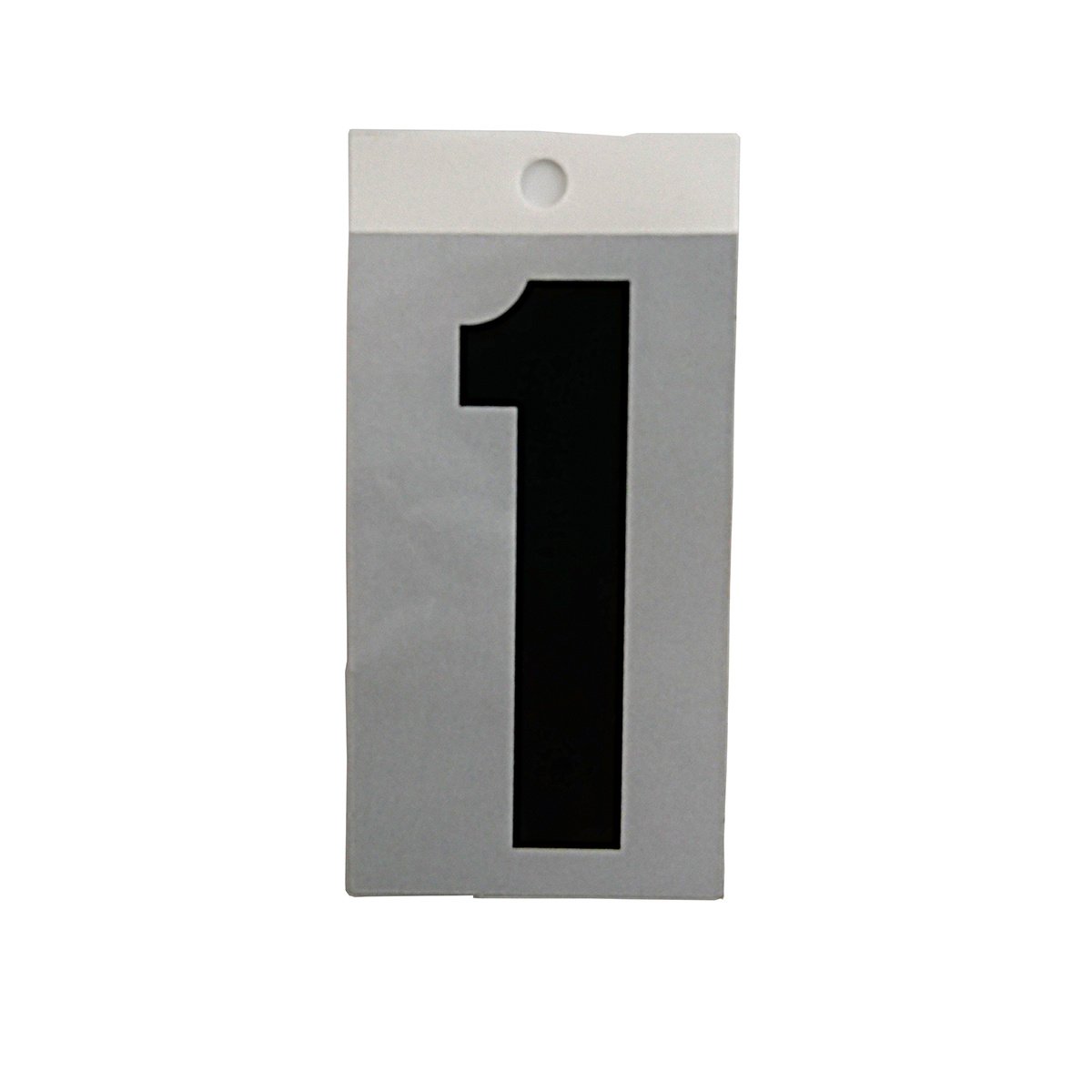 Square Cut Self Adhesive 3" Number - #1