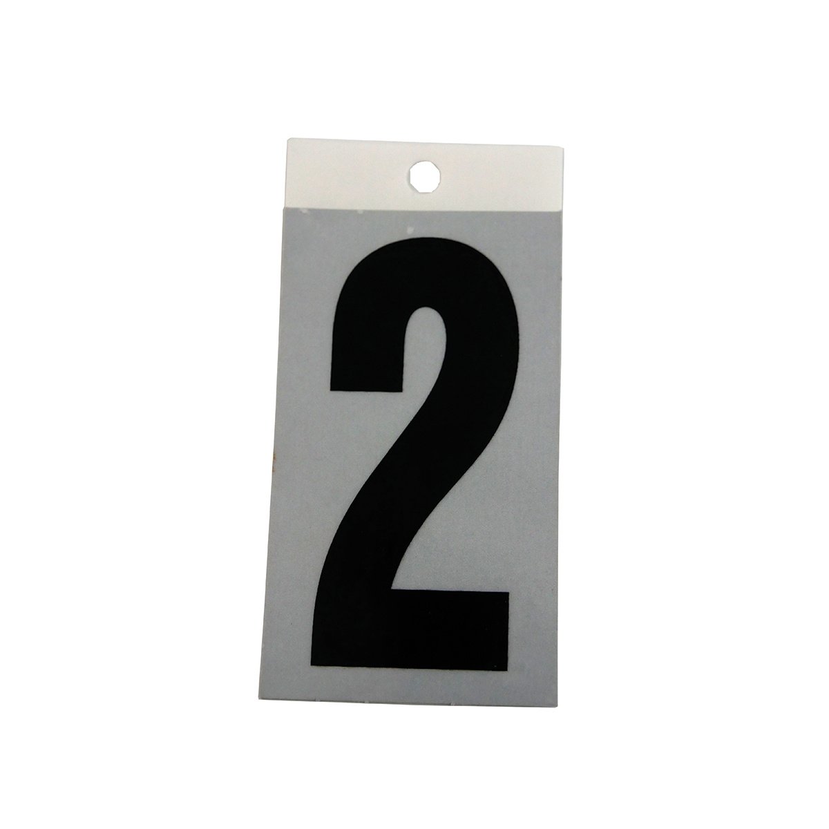 Square Cut Self Adhesive 3" Number - #2