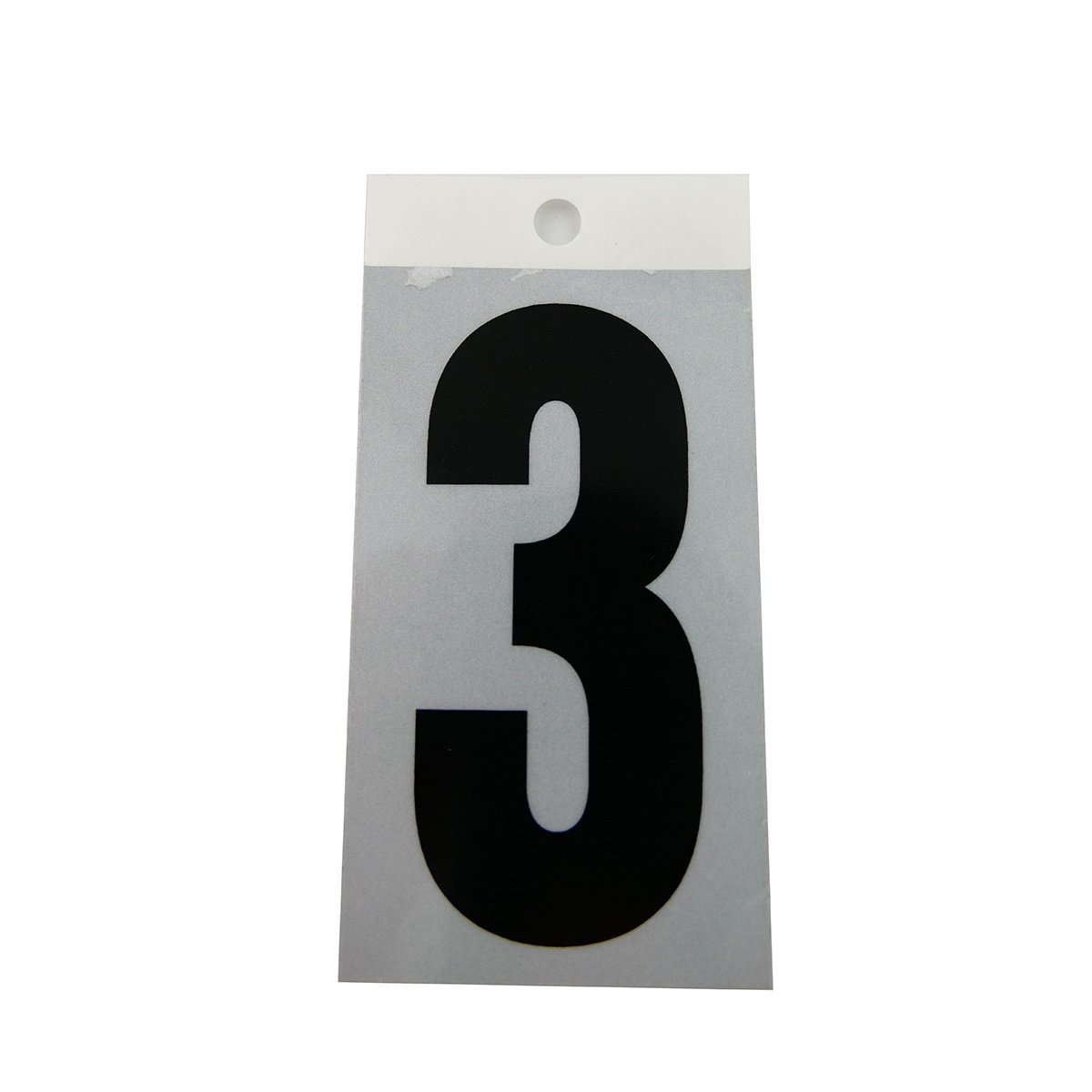 Square Cut Self Adhesive 3" Number - #3