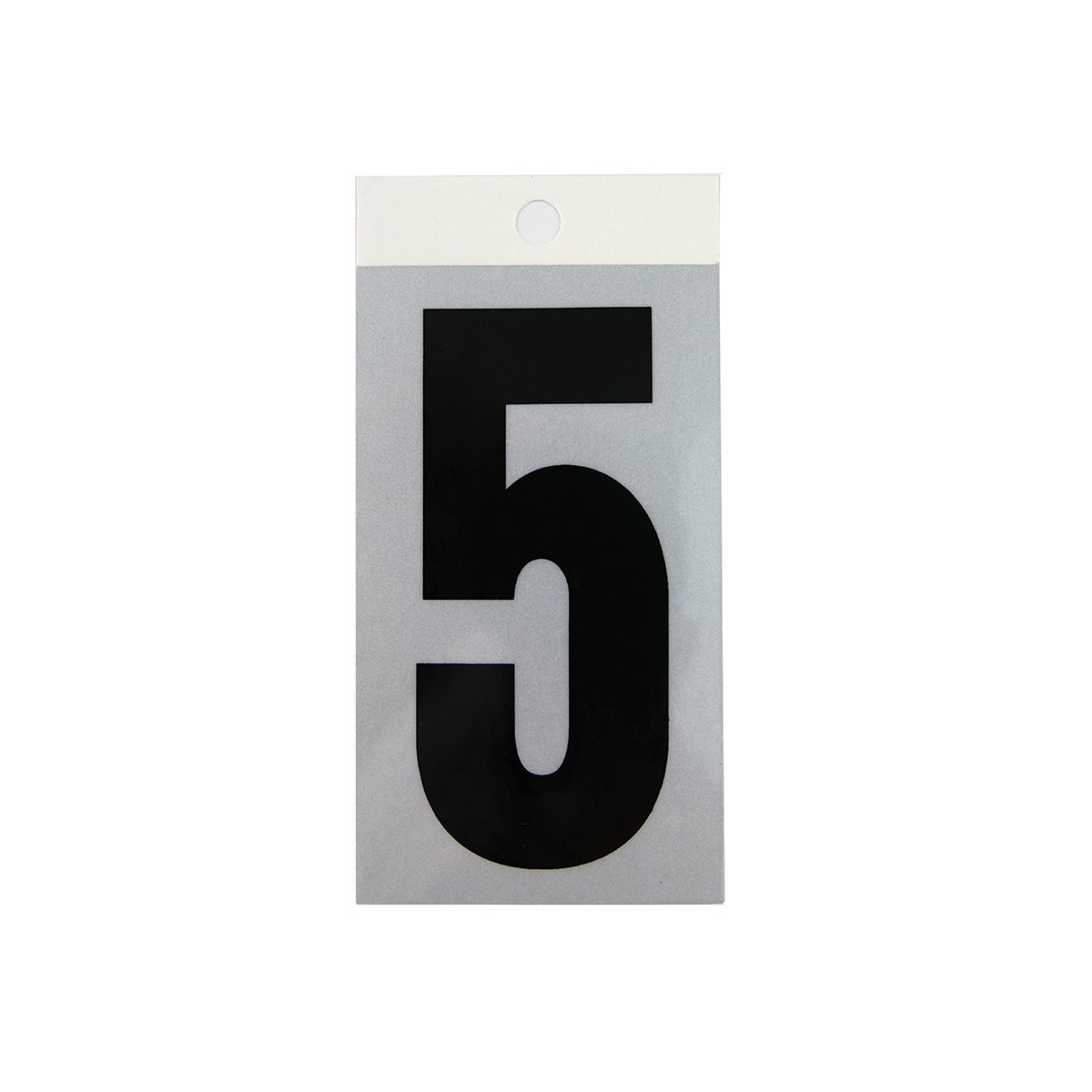 Square Cut Self Adhesive 3" Number - #5