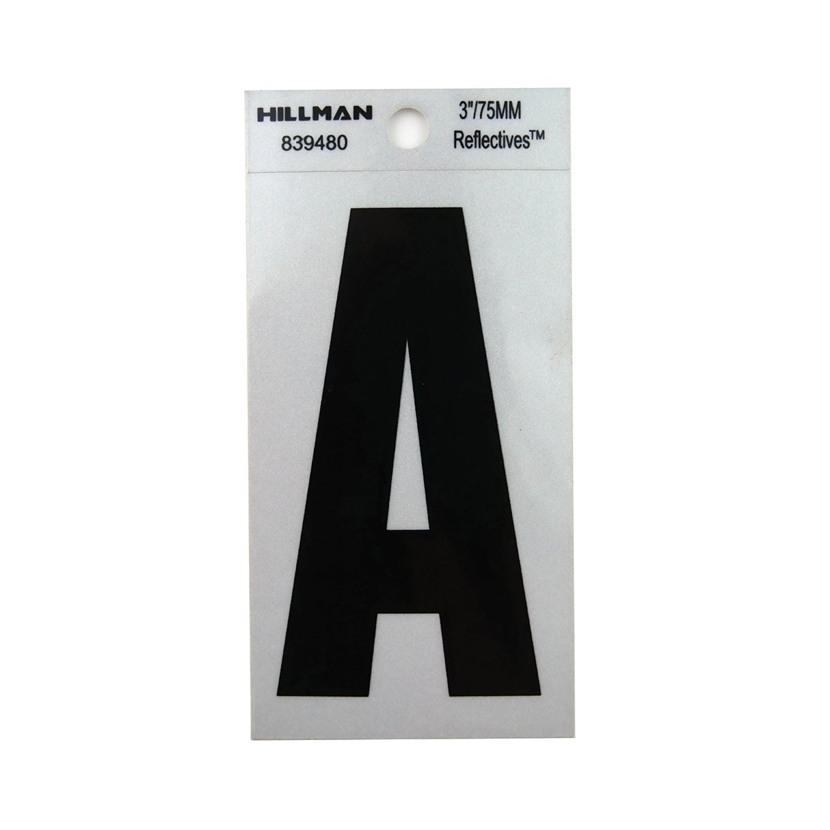 Square Cut Self Adhesive 3" Letter - A