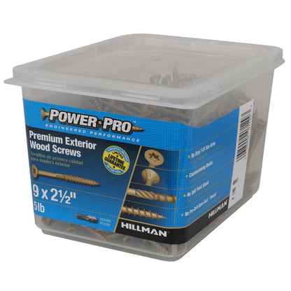 Power Pro™ Premium Exterior Wood Screw  5 lb. Box