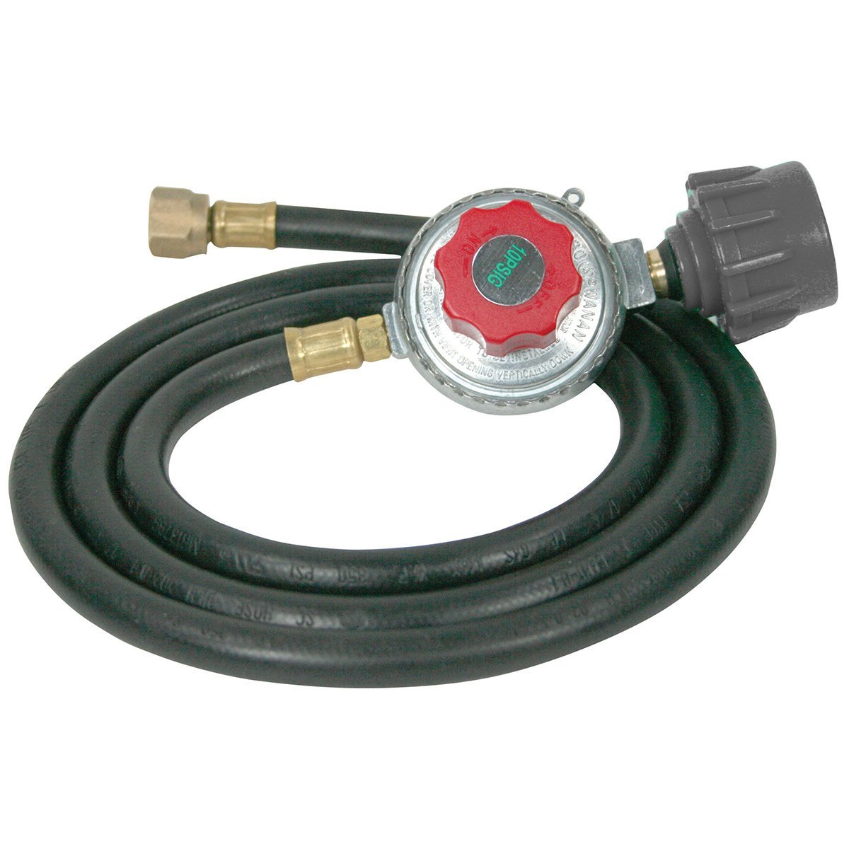 5 Foot Propane Regulator Hose Kit - Sportsman Series - QC Supply - 