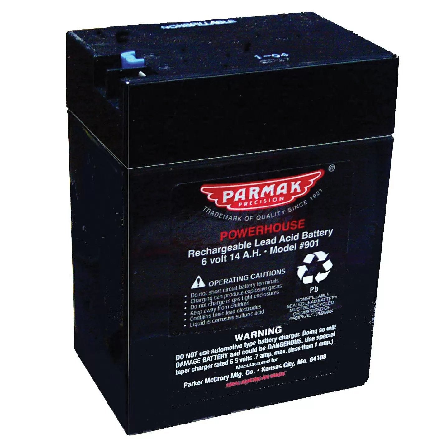 Parmak® 6 Volt Gel Battery (Non-Hazardous)