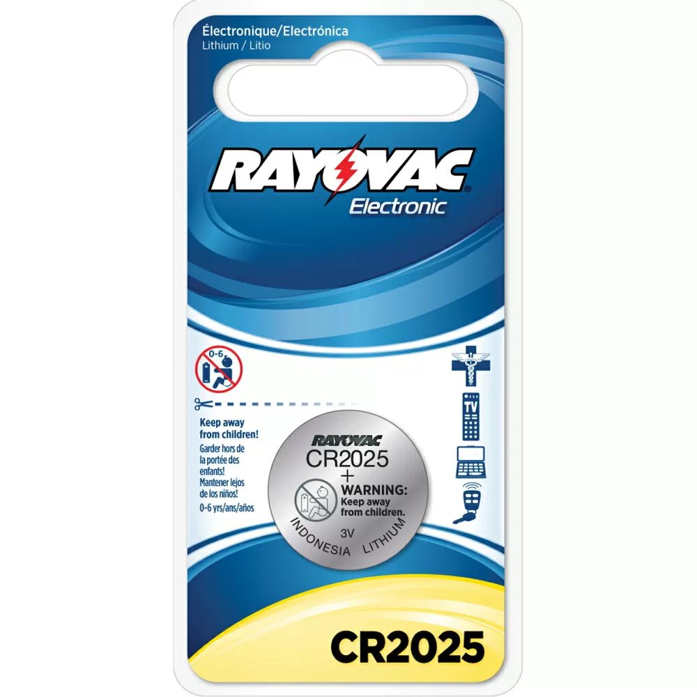 Rayovac® Lithium CR2025 Battery