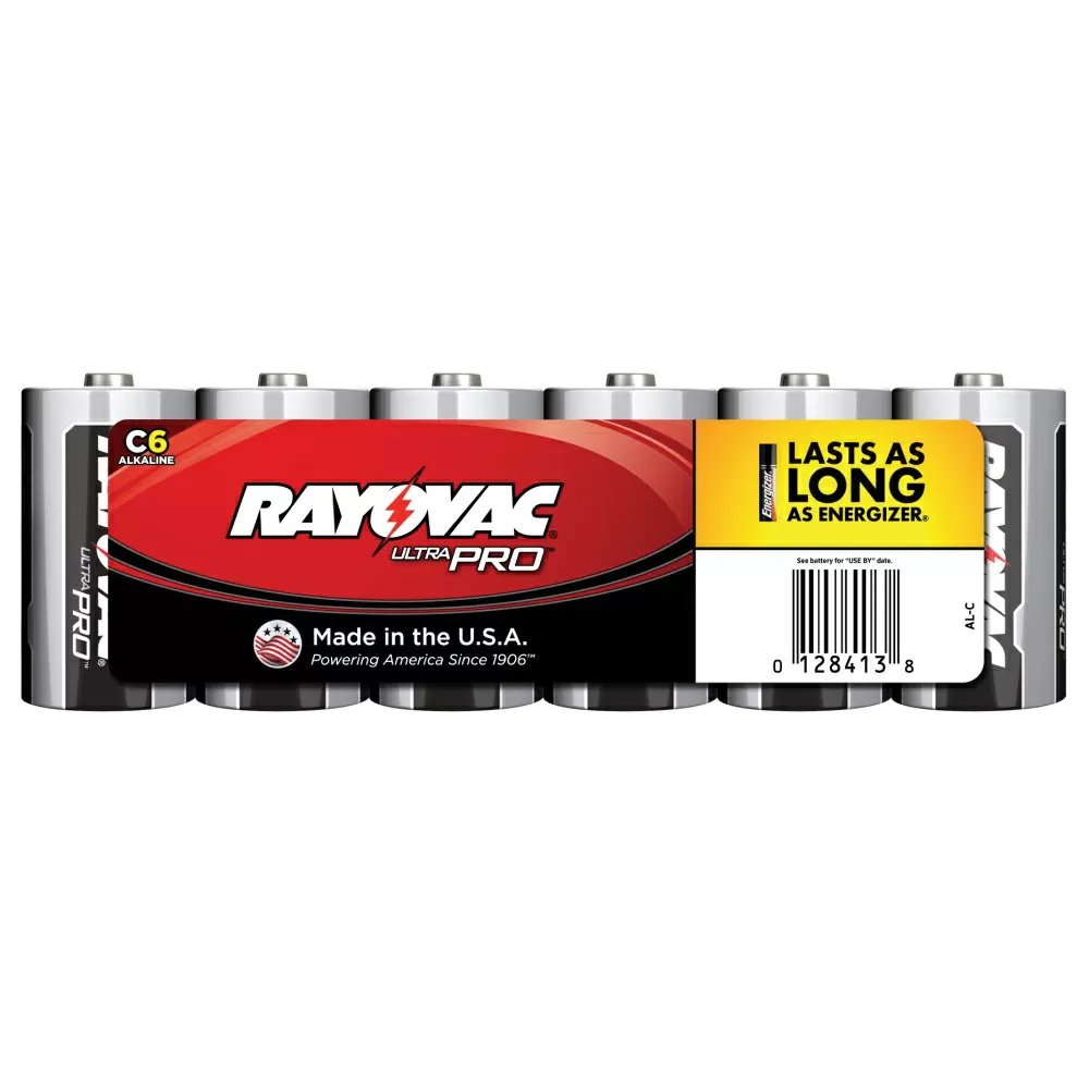 Rayovac® Ultra Pro™ C Batteries - 6 Pack