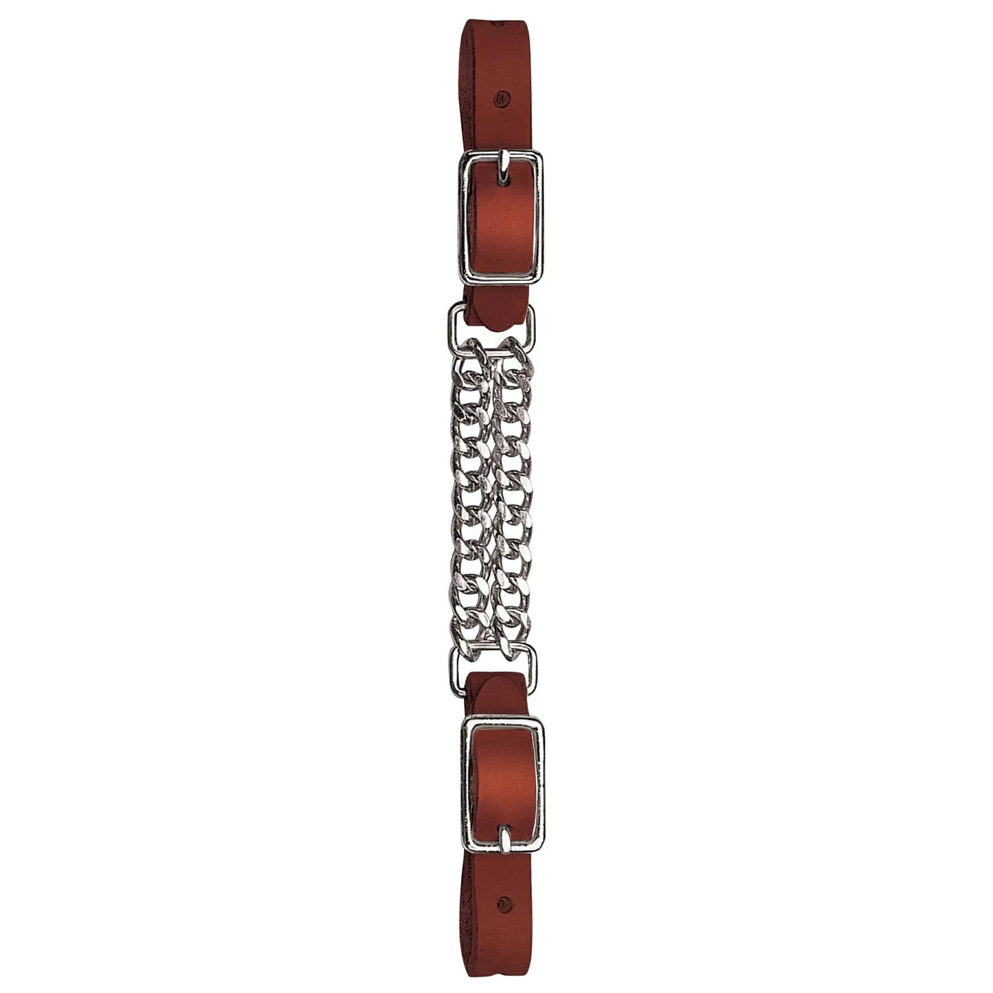 Weaver Leather® Bridle Leather 4 1/2" Double Flat Link Chain Curb Strap