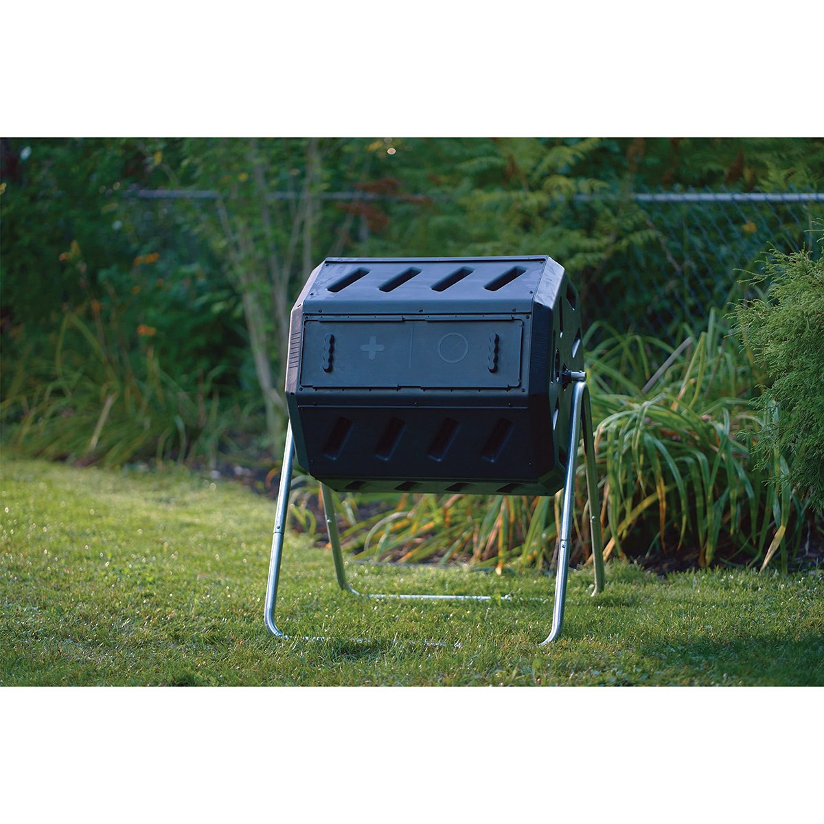 FCMP Dual Chamber Tumbling Composter - 37 GAL