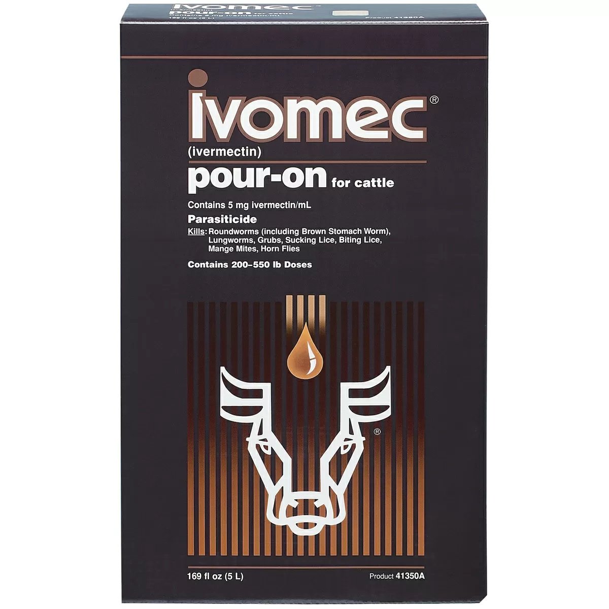 Merial Ivomec® Pour-On for Cattle - 2 x 5.0 Liter