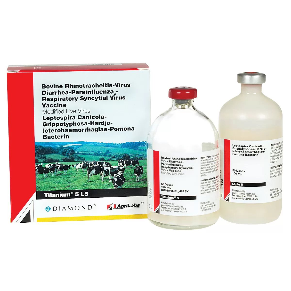 Titanium® 5 + Lepto® 5 (AgriLabs®) - 50 Dose