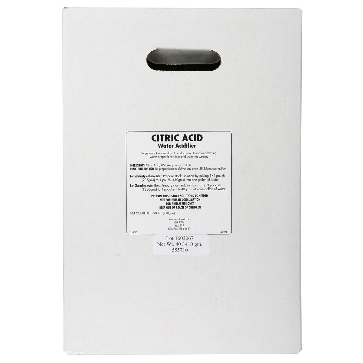 Citric Acid - 410 GM (Case of 30)