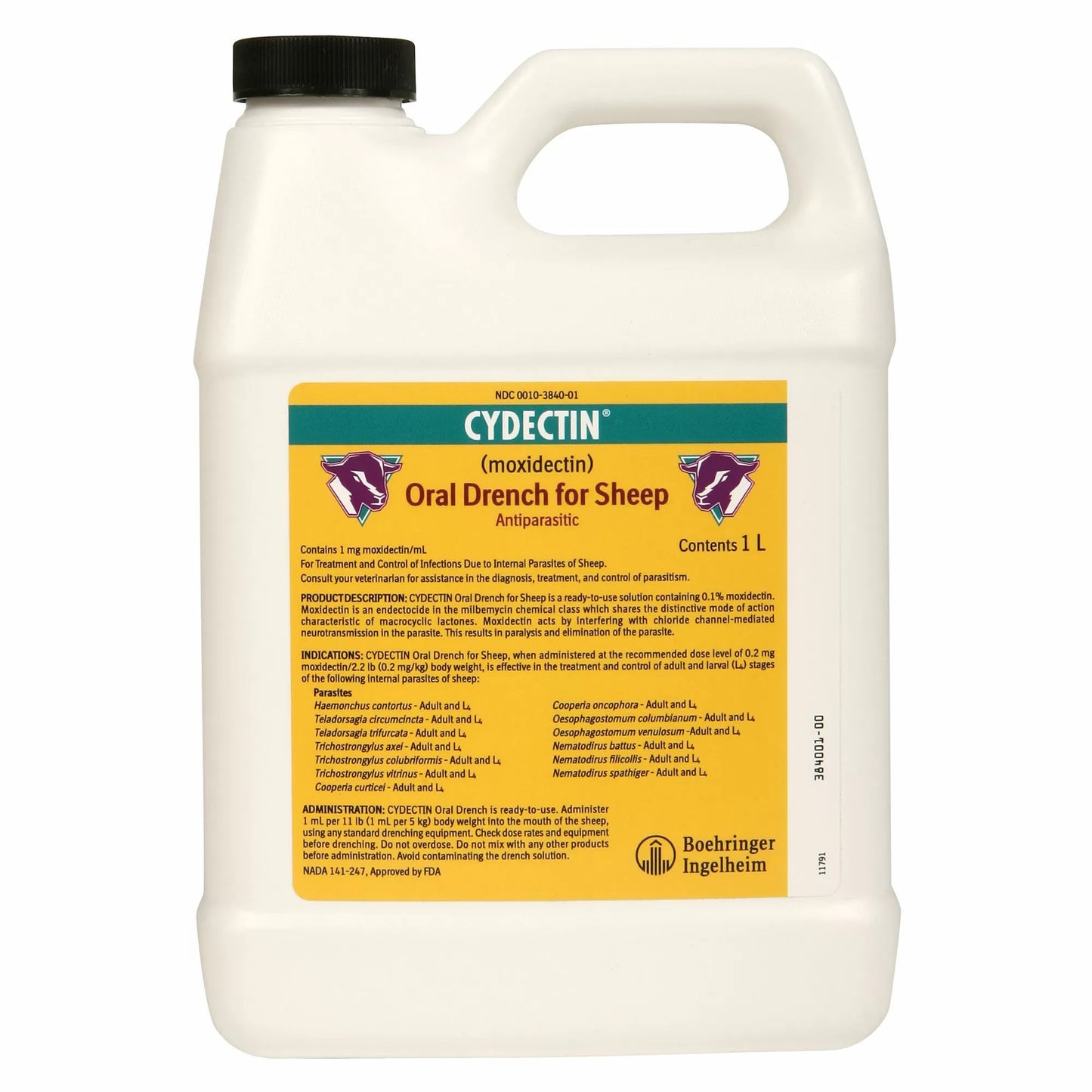 Elanco™ Cydectin® Oral Drench for Sheep - 1 Liter