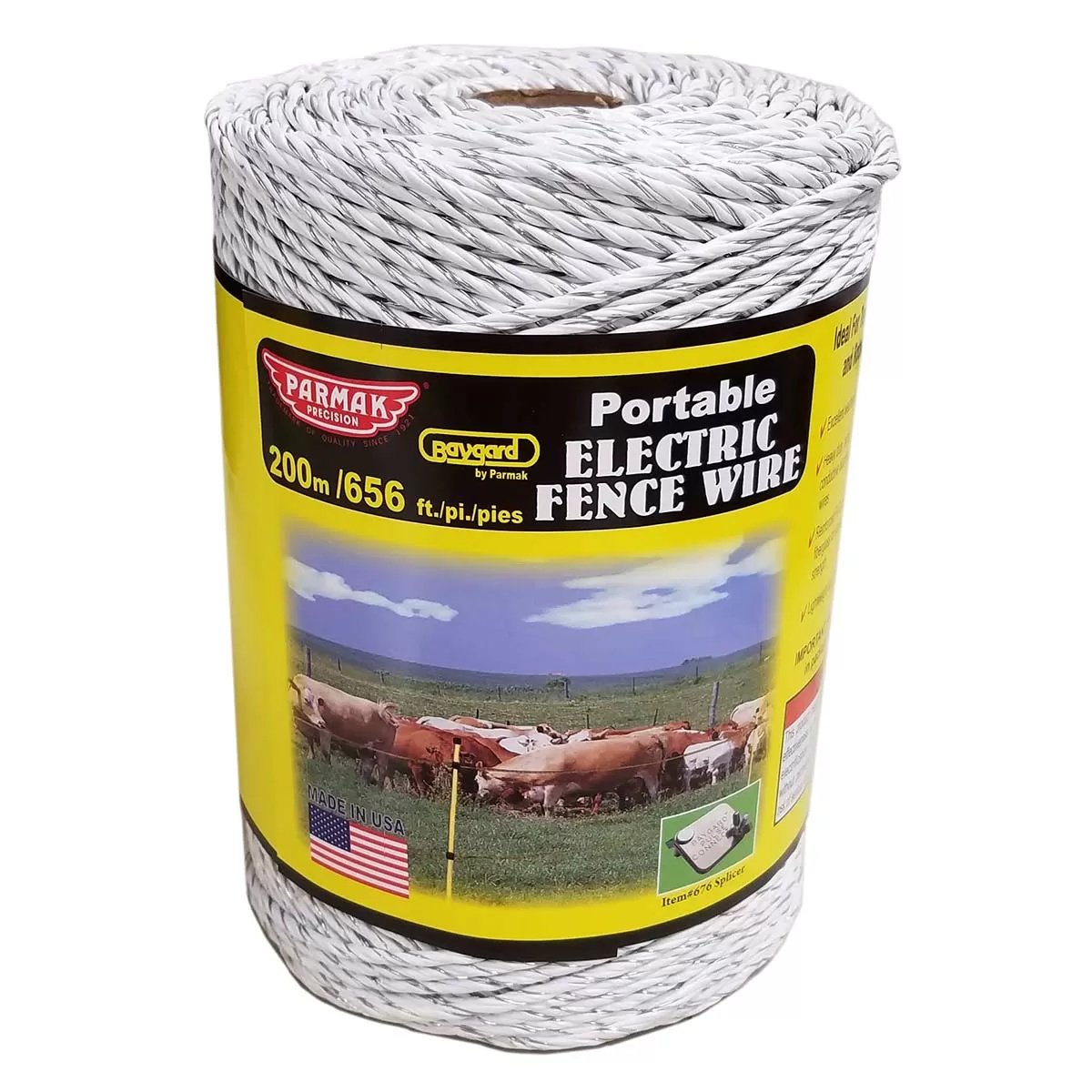 Parmak Baygard Heavy-Duty Polywire - 656'