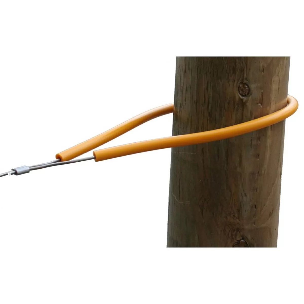 Parmak Wrap Around Insulator Tube for Corner Post & End of Fence - 20" Yellow - 10/bag