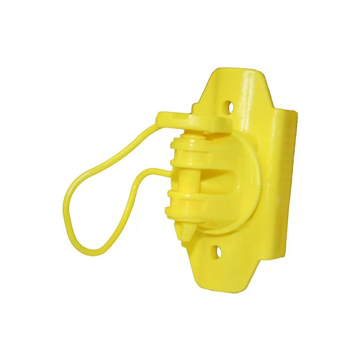 Parmak Combination Wood Post /T-Post Pinlock Insulator - 25/bag Yellow