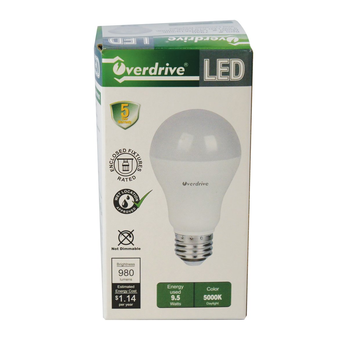 Overdrive™ LED Bulb - 9.5 Watt