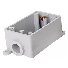 1/2" FDS PVC Single Gang Box