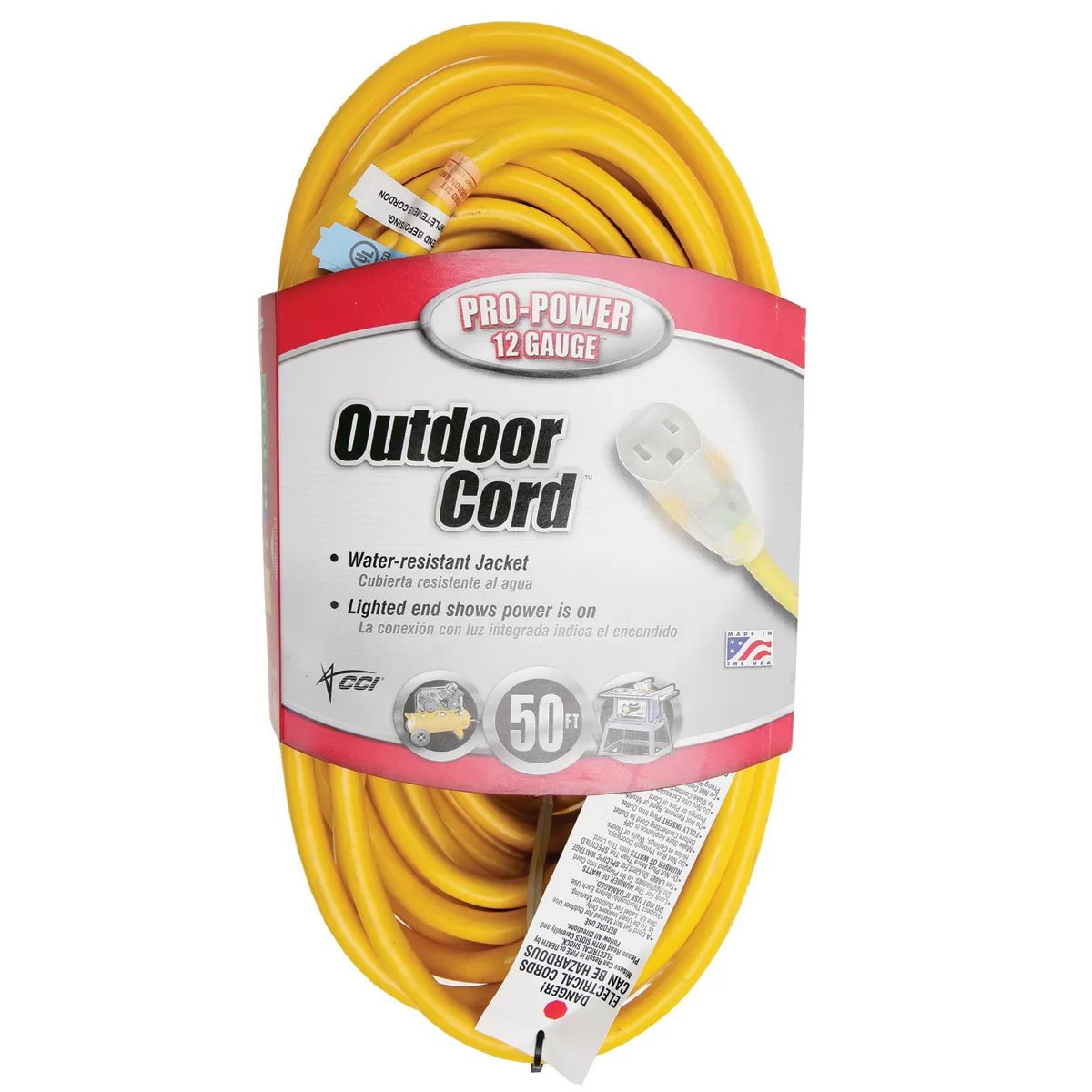 Indoor-Outdoor 12/3 Extension Cord - 50 ft.