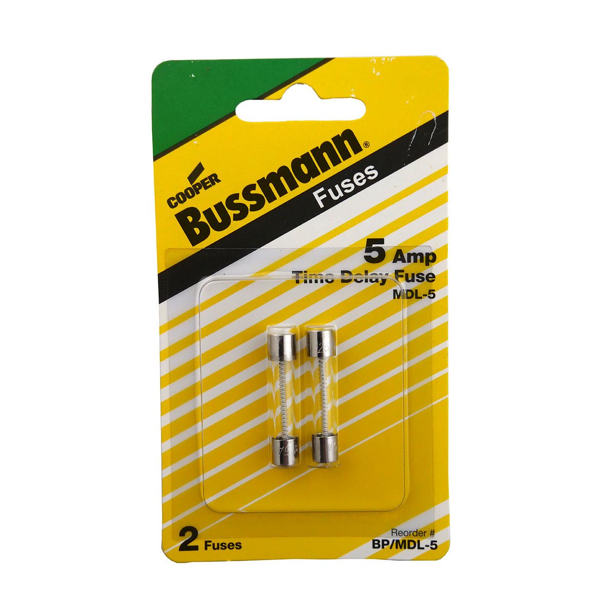 Eaton Bussman 5A Time Delay Glass Fuse