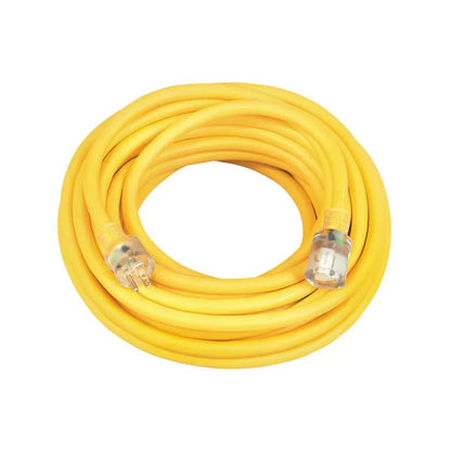 Coleman Cable10/3 SJTW Yellow Vinyl Outdoor Extension Cord