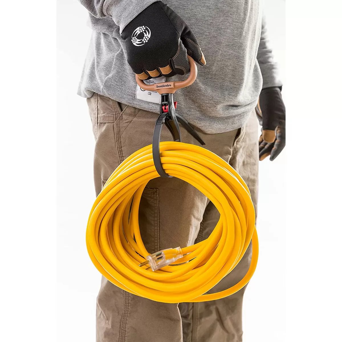 Coleman Cable10/3 SJTW Yellow Vinyl Outdoor Extension Cord