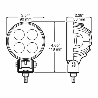 Peterson Great ® 3" Round LED Work Light