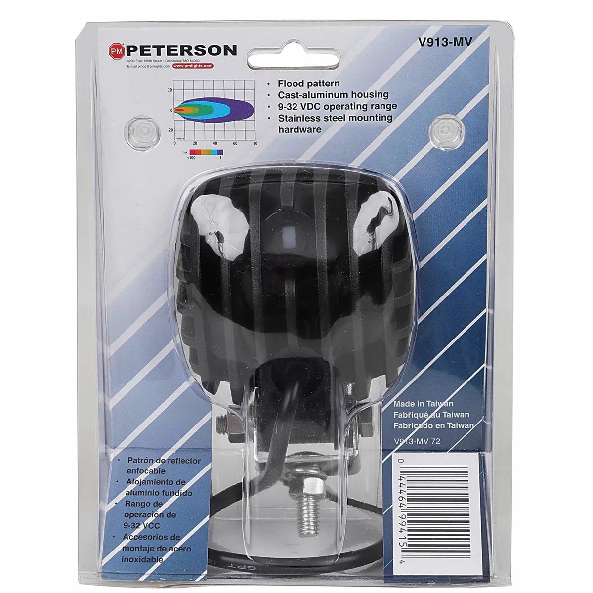 Peterson Great ® 3" x 3" LED Compact Work Light