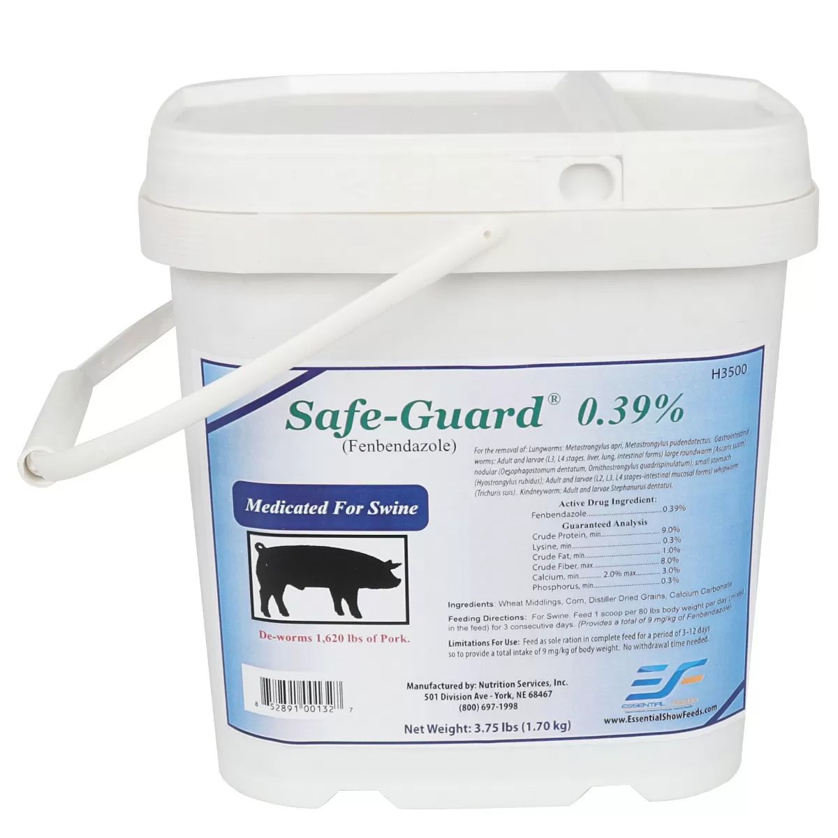 Safe-Guard® 0.39% Swine Dewormer - 3.75 lbs.