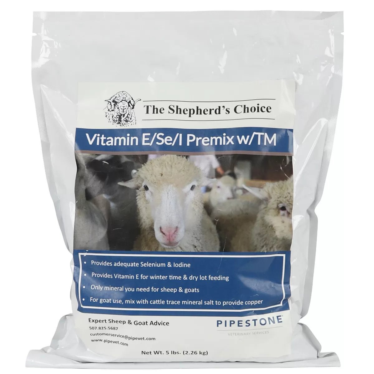 The Shepherd's Choice Selenium & Iodine Premix + Vitamin E Booster - 5 lb Bag