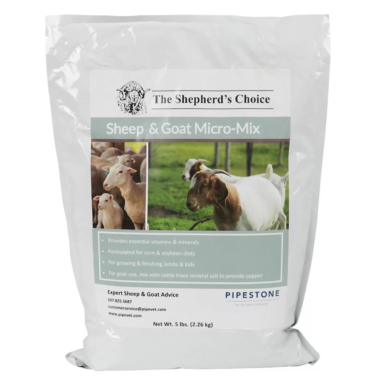 The Shepherd's Choice™ Sheep & Goat Micro Mix - 5 lb Bag