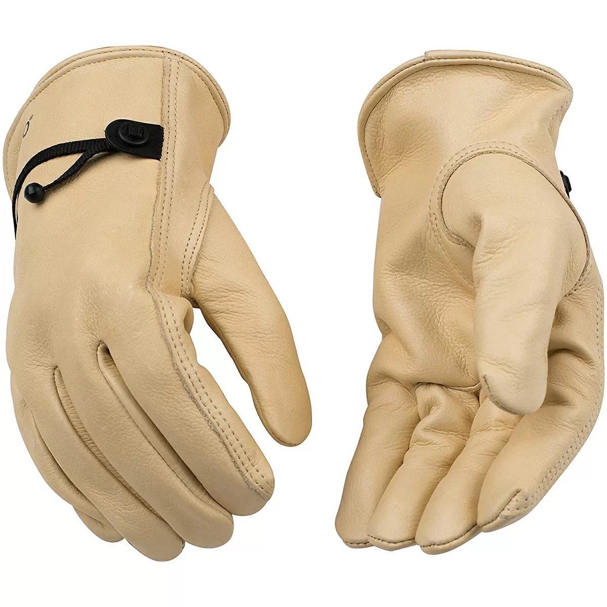 Kinco® Grain Cowhide Driver Gloves w/Pull Strap