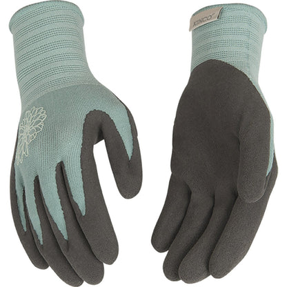 Kinco® Women's Polyester Knit Shell & Latex Palm Gloves