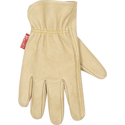 Kinco® Kids' Grain Goat Skin Leather Driver Gloves