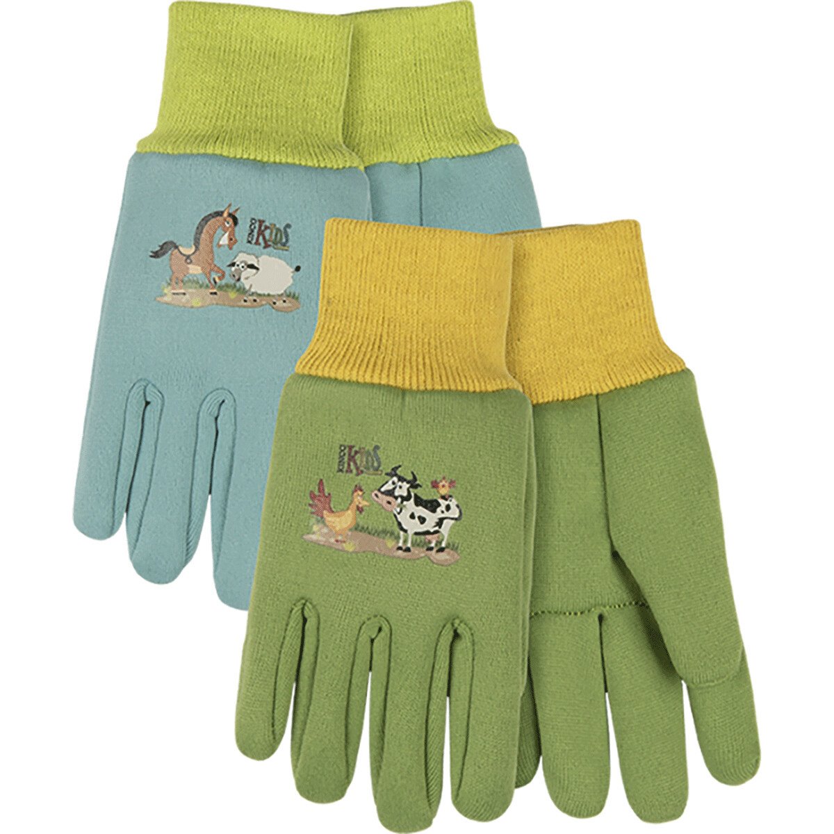 Kinco® Kids' Farm Friends 8 oz Jersey Gloves