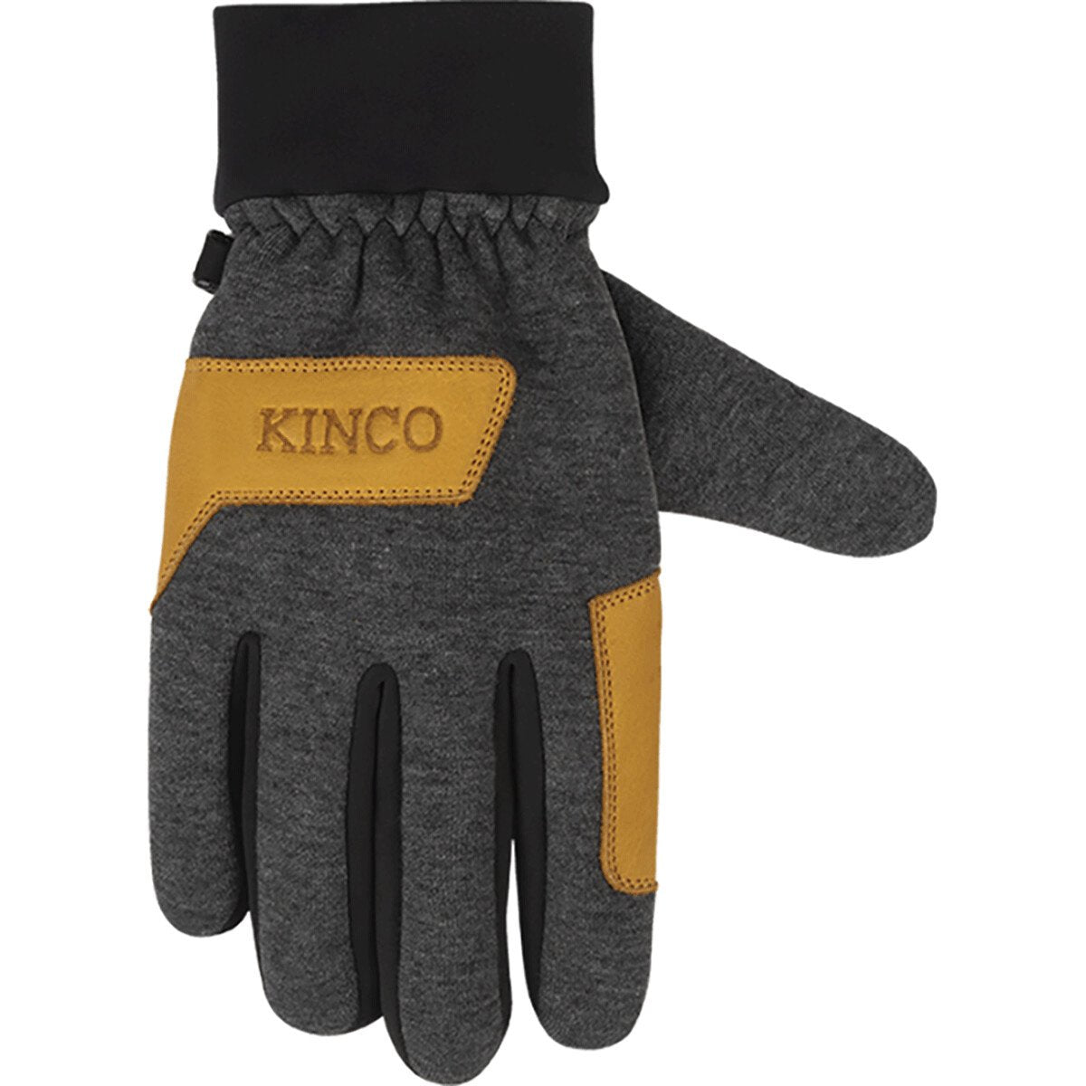 Kinco® Lined Lightweight Fleece Hybrid Gloves with Double-Palm