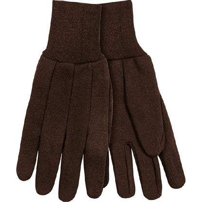 Kinco® 8 Ounce Brown Jersey Gloves, 12 Pack