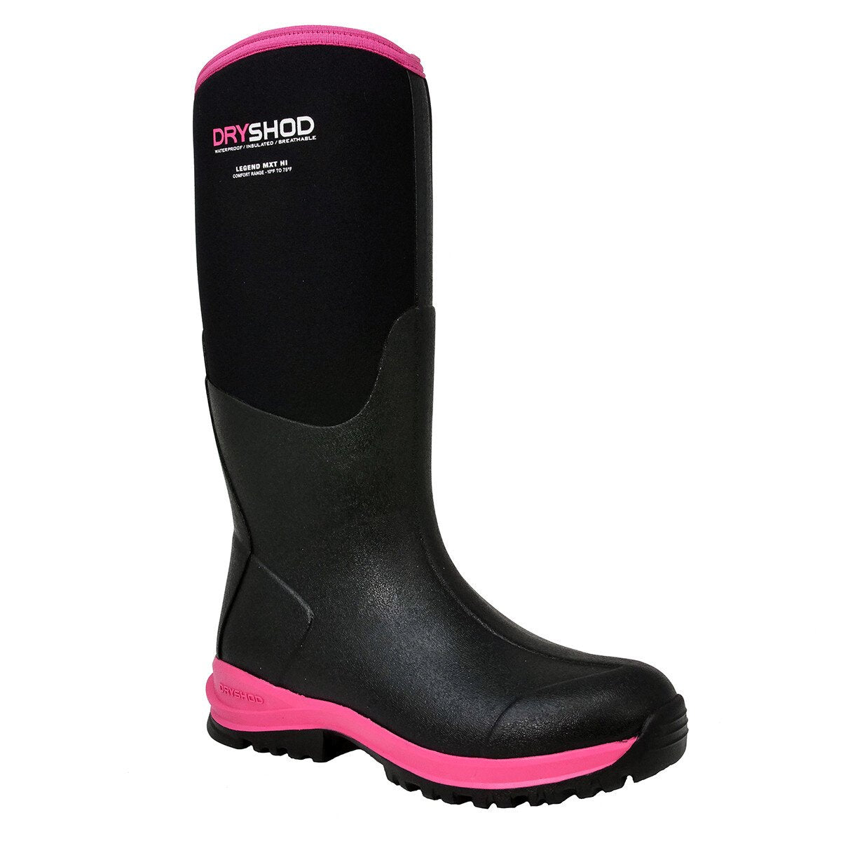 DRYSHOD® Legend MXT Hi Women's Boots - Black/Pink