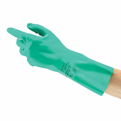 Ansell AlphaTec® 11 mil. Green Nitrile Gloves - Dozen Pairs