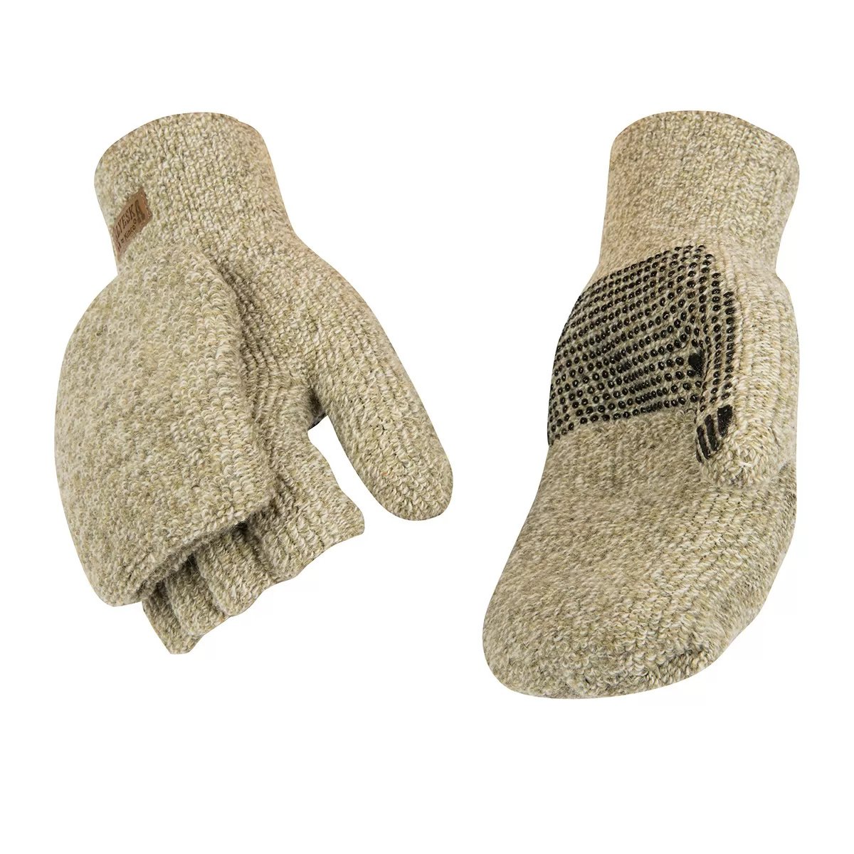 Kinco® Alyeska® Lined Half-Finger Gloves w/Mitt Hood