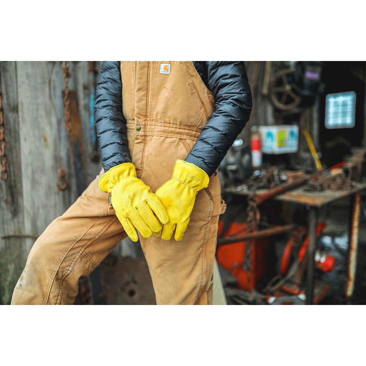 Kinco® Lined Premium Grain Deerskin Driver Gloves