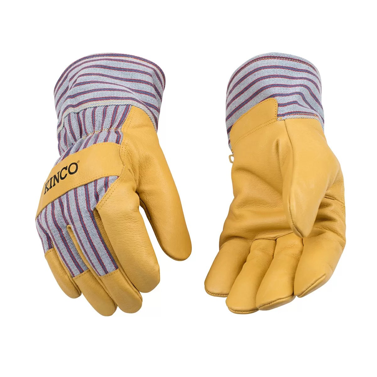 Kinco® 1927® Lined Grain Pigskin Gloves - Cuff Wrist