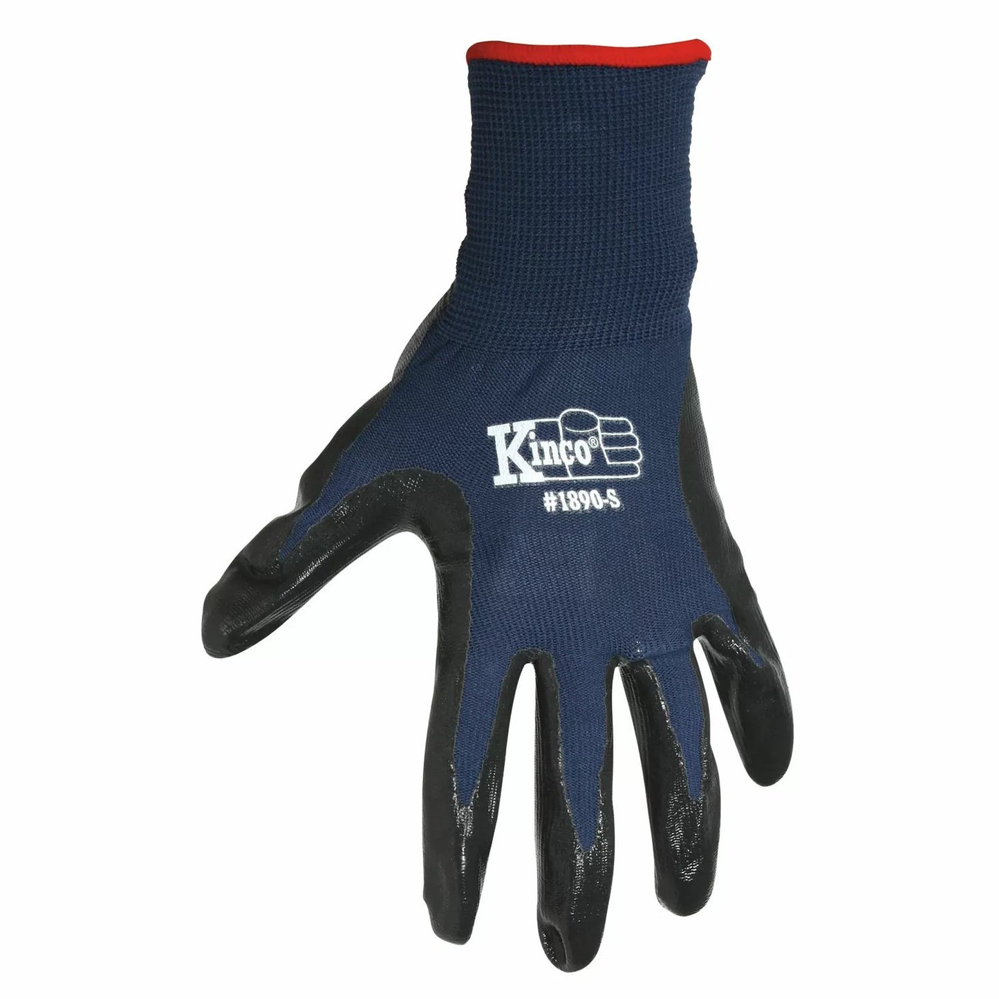 Kinco® Polyester Gloves w/Nitrile Palm