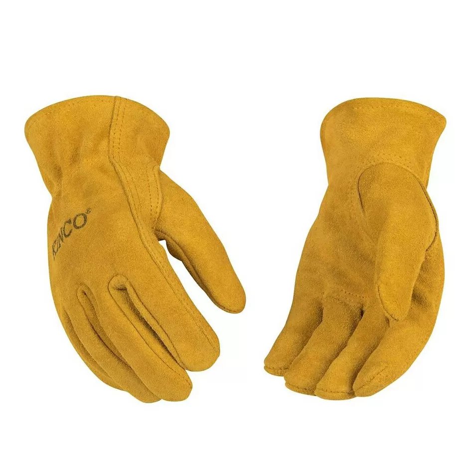 Kinco® Kid's Suede Cowhide Driver Gloves