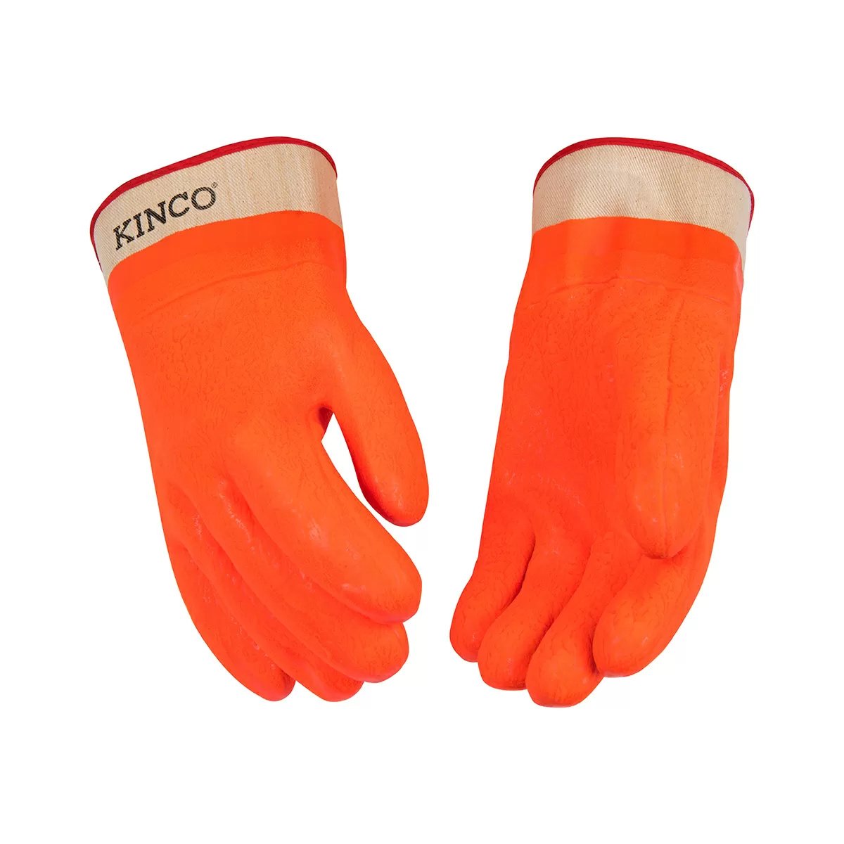 Kinco® Lined Hi-Vis PVC Gloves