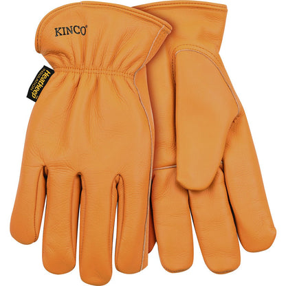 Kinco® Lined Grain Buffalo Driver Gloves