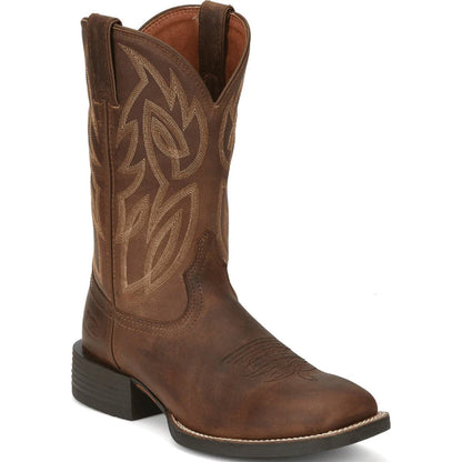 Justin® Canter 11" Western Boots - Dusky Brown